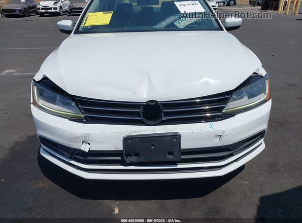 3VW2B7AJ3HM370285 2017 VOLKSWAGEN JETTA White წინა ხედი