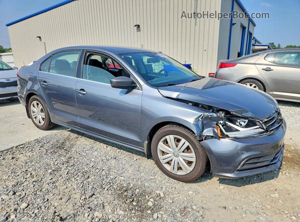 3VW2B7AJ4HM212148 2017 VOLKSWAGEN JETTA Угольный Передняя правая четверть