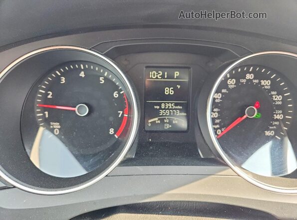 3VW2B7AJ4HM212148 2017 VOLKSWAGEN JETTA Угольный Вид щитка приборов
