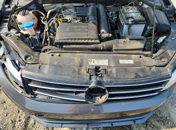 3VW2B7AJ4HM212148 2017 VOLKSWAGEN JETTA Угольный Вид задней части салона