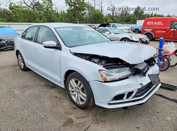 3VW2B7AJ4JM217467 2018 VOLKSWAGEN JETTA Серый Передняя правая четверть