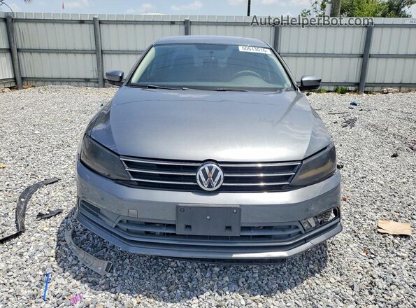 3VW2B7AJ5HM324649 2017 VOLKSWAGEN JETTA Gray Front view