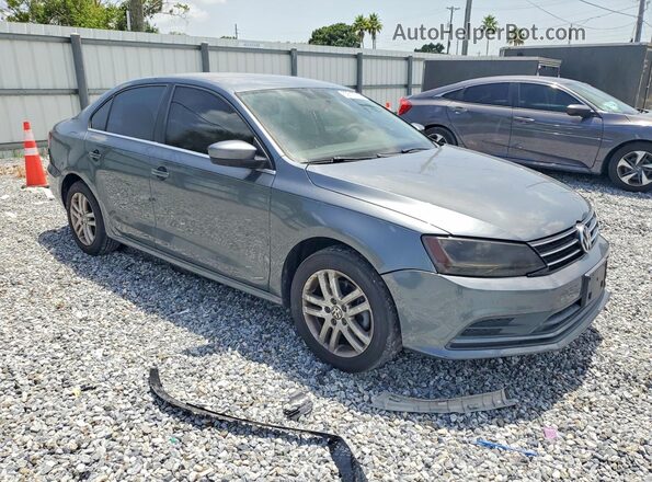 3VW2B7AJ5HM324649 2017 VOLKSWAGEN JETTA Gray Front right