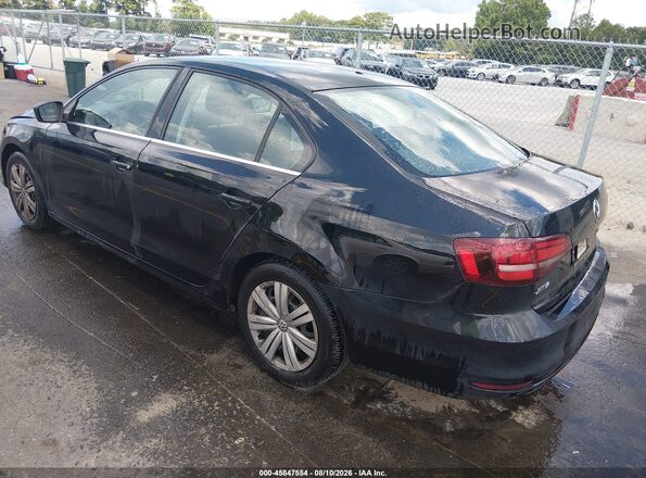 3VW2B7AJ6HM281052 2017 VOLKSWAGEN JETTA Black Tył lewy