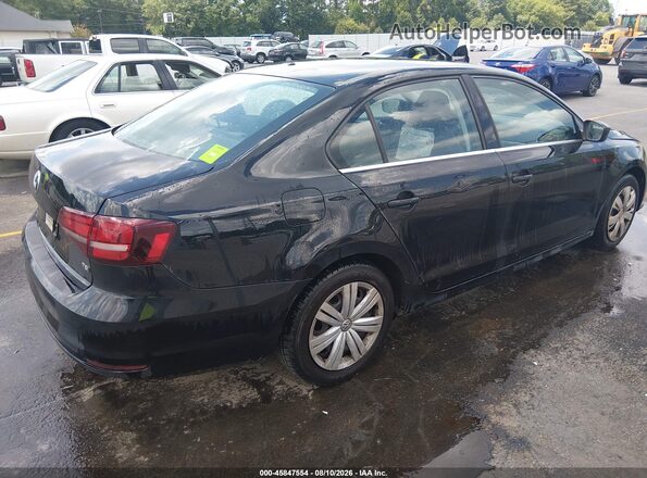 3VW2B7AJ6HM281052 2017 VOLKSWAGEN JETTA Black Tył prawy