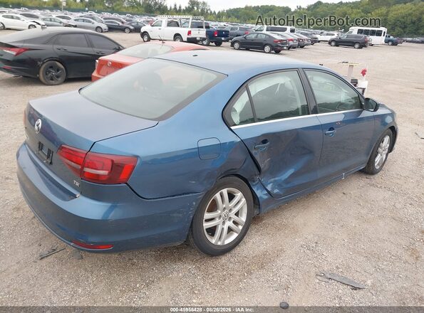 3VW2B7AJ7HM255804 2017 VOLKSWAGEN JETTA Blue Tył prawy