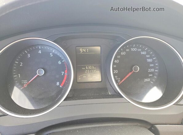 3VW2B7AJ7HM274739 2017 VOLKSWAGEN JETTA Blue Widok zestawu wskaźników
