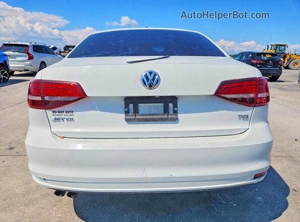 3VW2B7AJ7HM290312 2017 VOLKSWAGEN JETTA White Вид ззаду