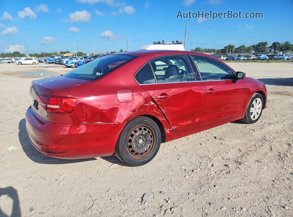 3VW2B7AJ8HM314469 2017 VOLKSWAGEN JETTA Burgundy Tył prawy
