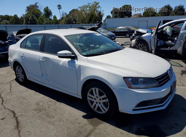 3VW2B7AJ8JM237950 2018 VOLKSWAGEN JETTA White Przód prawy