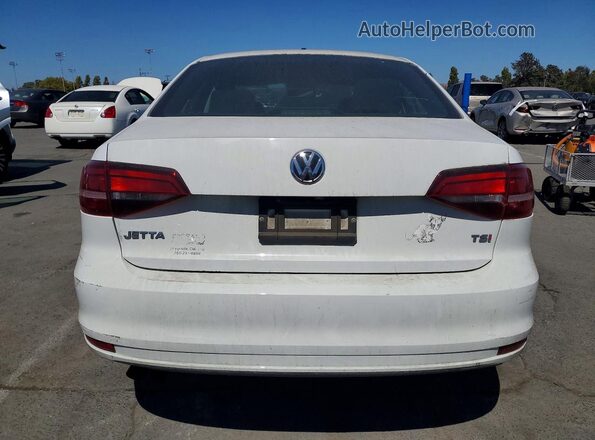 3VW2B7AJ8JM237950 2018 VOLKSWAGEN JETTA White Widok z tyłu