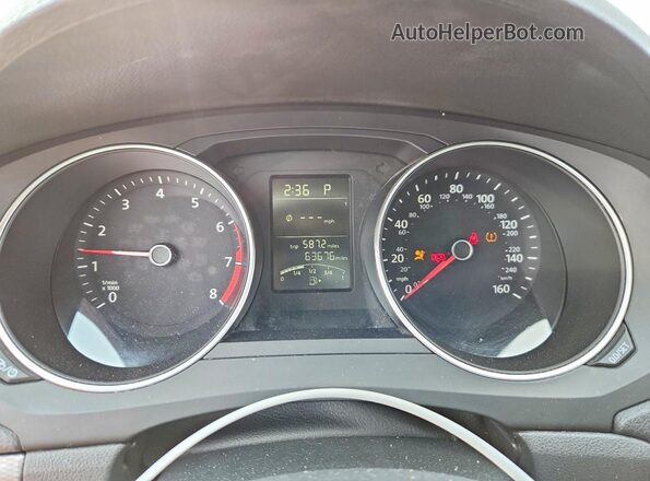 3VW2B7AJ9HM337095 2017 VOLKSWAGEN JETTA White Widok zestawu wskaźników