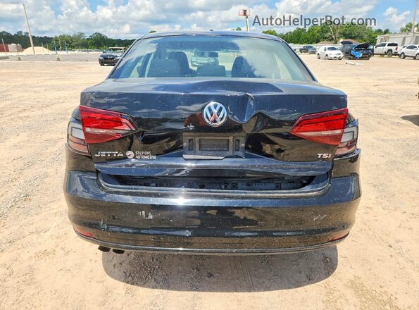 3VW2B7AJ9JM229081 2018 VOLKSWAGEN JETTA Black Вид ззаду