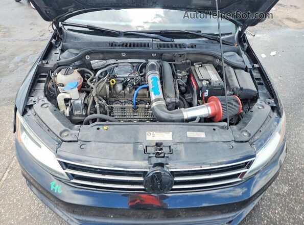 3VW2B7AJXHM327451 2017 VOLKSWAGEN JETTA Black Вид задньої частини салону