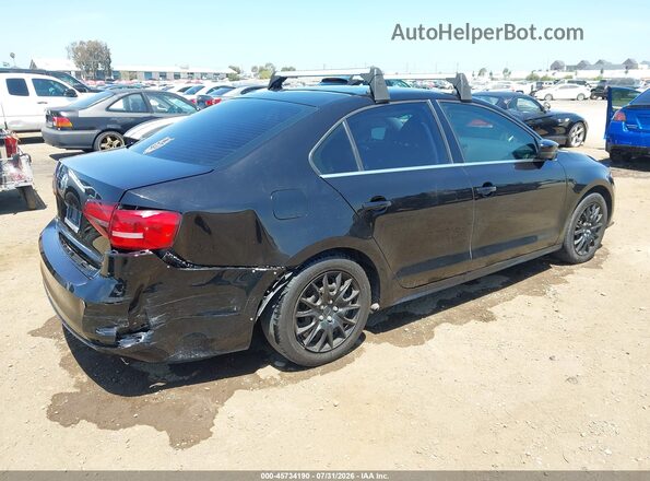 3VW2B7AJXHM399458 2017 VOLKSWAGEN JETTA Black Задня права чверть
