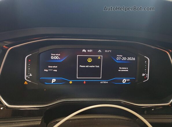 3VW2T7BU7RM007026 2024 VOLKSWAGEN JETTA Белый Вид щитка приборов