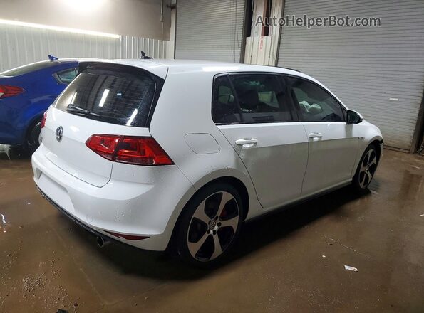 3VW447AU5HM072396 2017 VOLKSWAGEN GTI Белый Задняя правая четверть