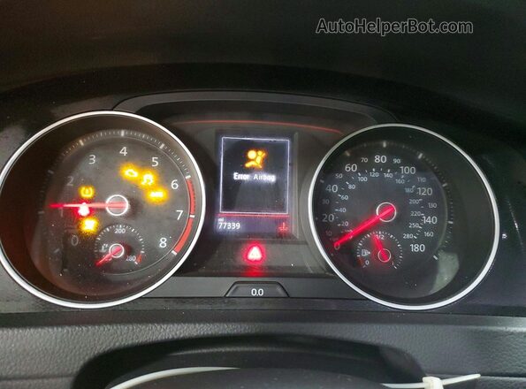 3VW447AU5HM072396 2017 VOLKSWAGEN GTI Белый Вид щитка приборов