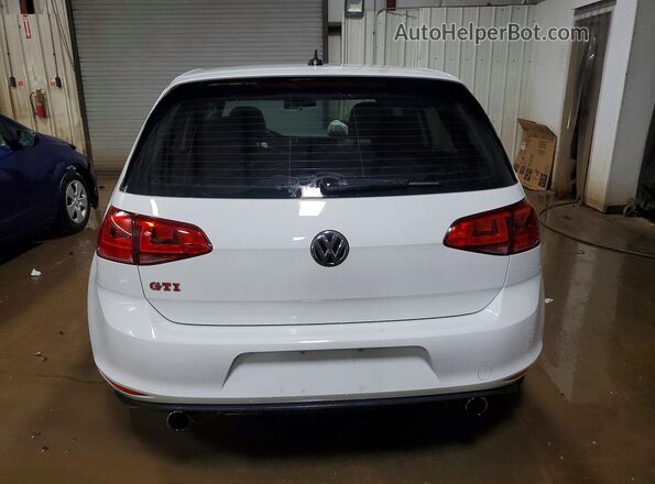 3VW447AU5HM072396 2017 VOLKSWAGEN GTI Белый Вид сзади