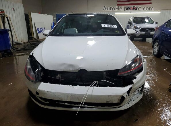 3VW447AU5HM072396 2017 VOLKSWAGEN GTI Белый Вид спереди