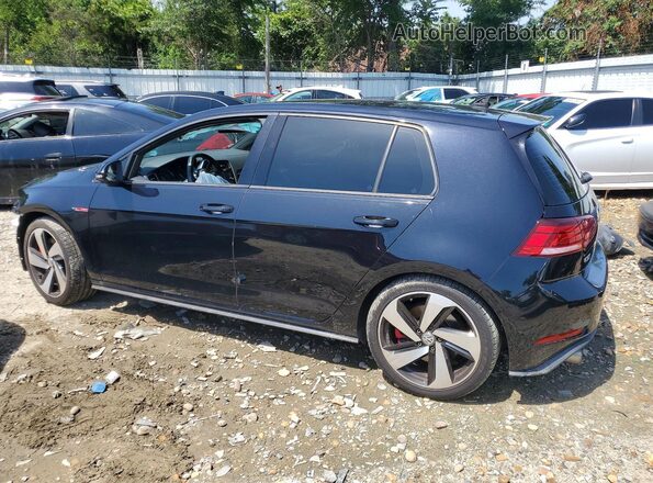 3VW447AU7JM296906 2018 VOLKSWAGEN GTI Black Rear left