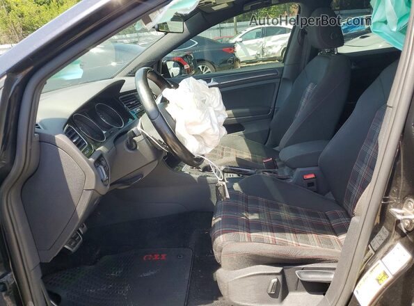 3VW447AU7JM296906 2018 VOLKSWAGEN GTI Black Front interior view