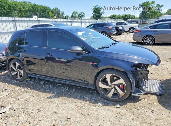 3VW447AU7JM296906 2018 VOLKSWAGEN GTI Black Front right