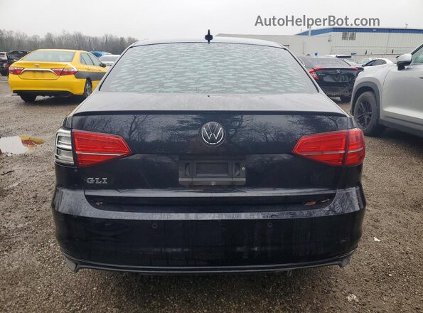 3VW4S7AJXGM340773 2016 VOLKSWAGEN JETTA Black Հետևի տեսք