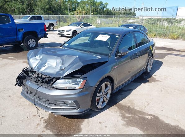 3VW4T7AJ4HM341917 2017 VOLKSWAGEN JETTA Gray Przód lewy