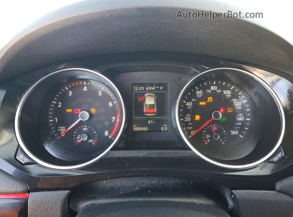 3VW4T7AJ5HM356135 2017 VOLKSWAGEN JETTA Серый Вид щитка приборов