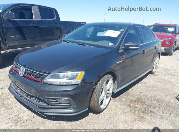 3VW4T7AJ7GM242541 2016 VOLKSWAGEN JETTA Black Vista tres cuartos delantera izquierda