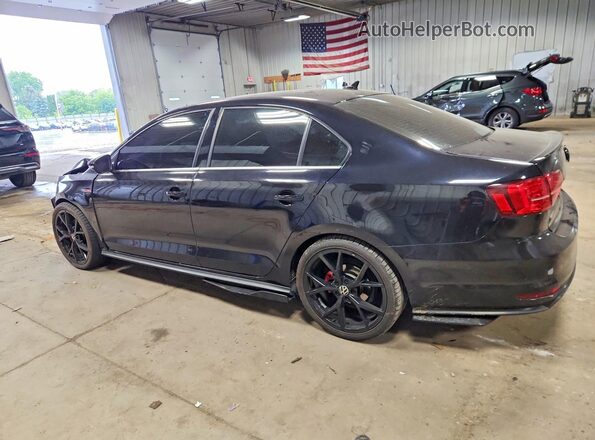 3VW4T7AJ7HM256280 2017 VOLKSWAGEN JETTA Черный Задняя левая четверть