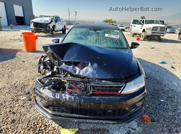 3VW4T7AJ7HM286511 2017 VOLKSWAGEN JETTA Black Widok z przodu