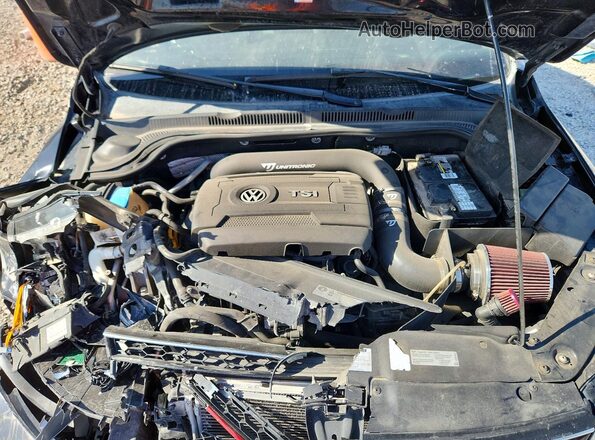3VW4T7AJ7HM286511 2017 VOLKSWAGEN JETTA Black Widok wnętrza z tyłu