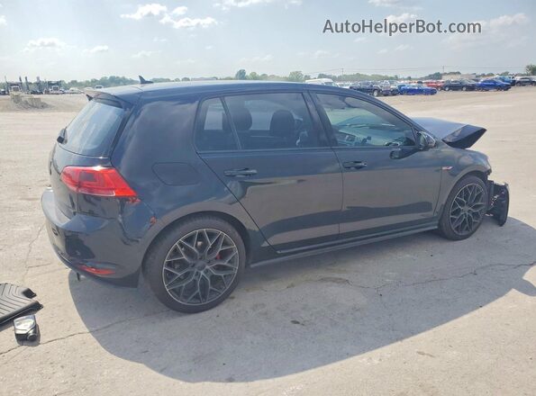 3VW4T7AU4HM071291 2017 VOLKSWAGEN GTI Черный Задняя правая четверть