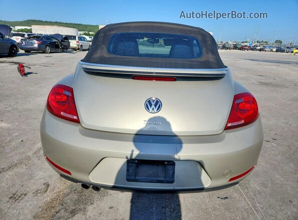 3VW507AT6GM809076 2016 VOLKSWAGEN BEETLE Gold Rear view