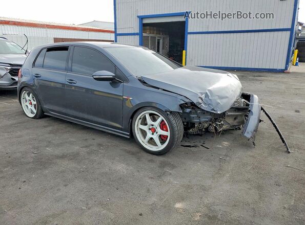 3VW547AU1JM291012 2018 VOLKSWAGEN GTI Gray Передня права чверть