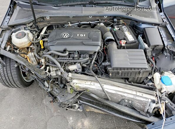 3VW547AU1JM291012 2018 VOLKSWAGEN GTI Gray Вид задньої частини салону