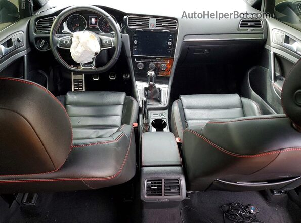 3VW547AU1JM291012 2018 VOLKSWAGEN GTI Gray Вид панелі приладів