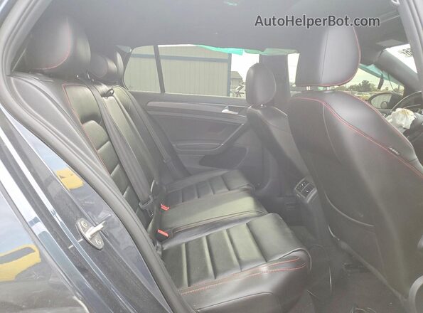 3VW547AU1JM291012 2018 VOLKSWAGEN GTI Gray Вид задніх сидінь