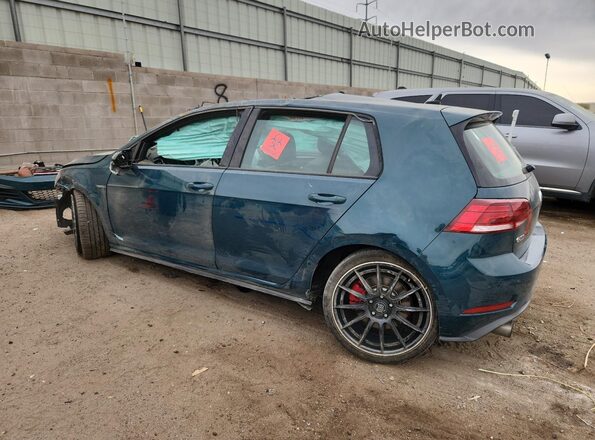 3VW547AU1JM295416 2018 VOLKSWAGEN GTI Green უკანა მარცხენა