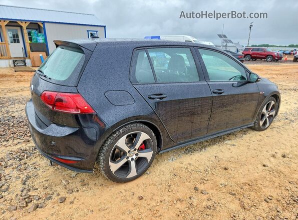 3VW547AU3HM024450 2017 VOLKSWAGEN GTI Черный Задняя правая четверть