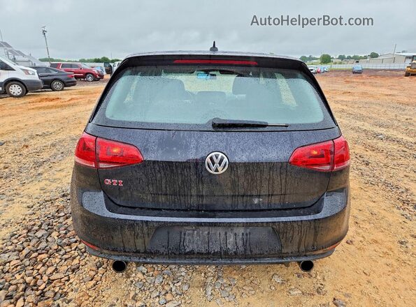 3VW547AU3HM024450 2017 VOLKSWAGEN GTI Черный Вид сзади