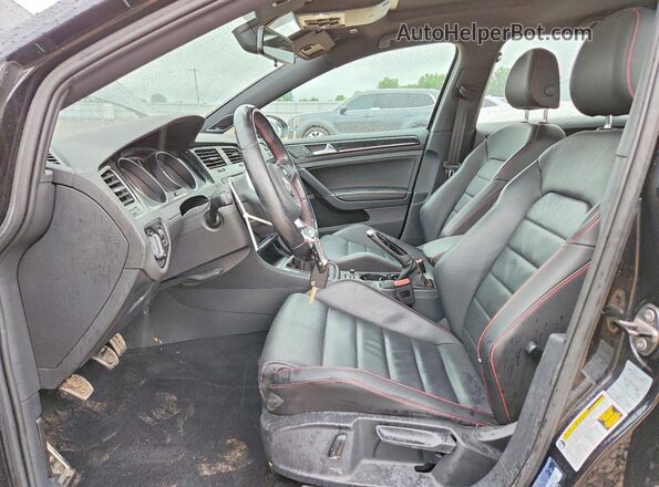 3VW547AU3HM024450 2017 VOLKSWAGEN GTI Черный Вид салона спереди