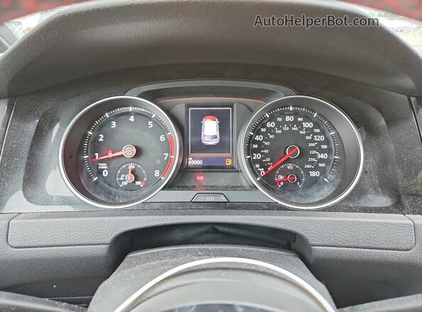 3VW547AU3HM024450 2017 VOLKSWAGEN GTI Черный Вид щитка приборов