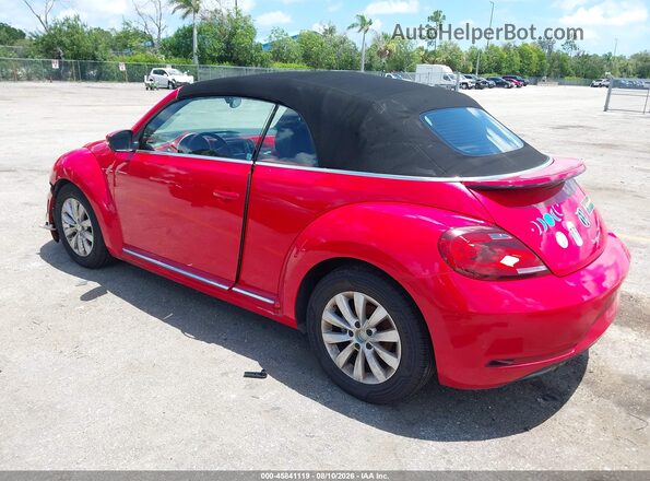 3VW5DAAT3JM516633 2018 VOLKSWAGEN BEETLE Red Trasero izquierdo