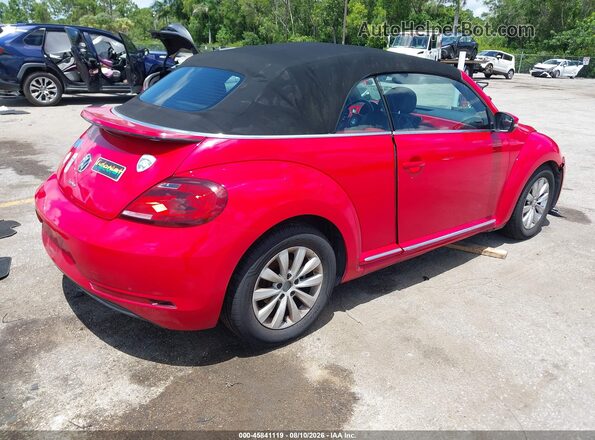 3VW5DAAT3JM516633 2018 VOLKSWAGEN BEETLE Red Trasero derecho