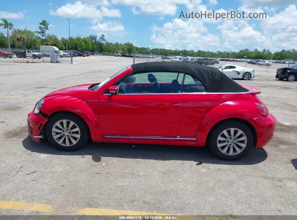3VW5DAAT3JM516633 2018 VOLKSWAGEN BEETLE Red Vista interior de 360 grados