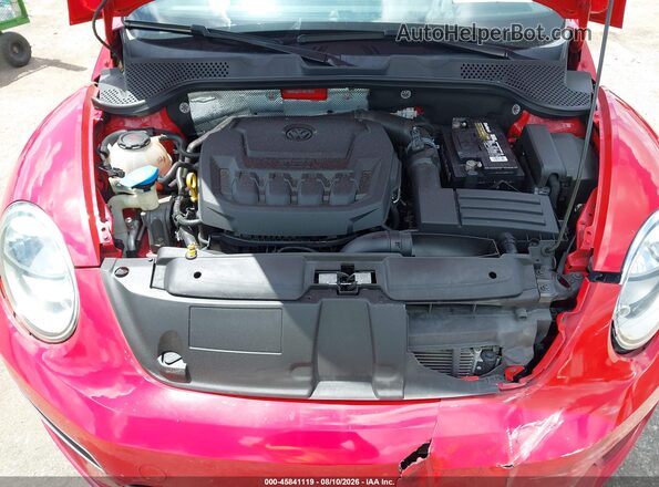 3VW5DAAT3JM516633 2018 VOLKSWAGEN BEETLE Red Vista trasera