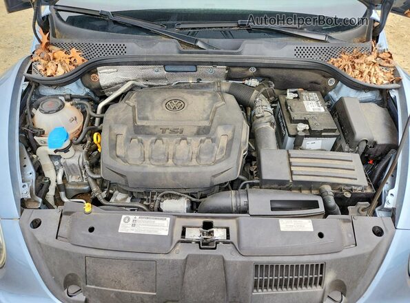 3VW5DAAT4KM512219 2019 VOLKSWAGEN BEETLE Blue Սալոնի հետևի տեսք